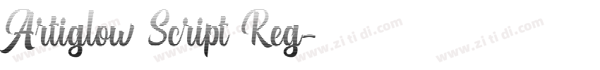 Artiglow Script Reg字体转换 Artiglow Script Reg字体转换
